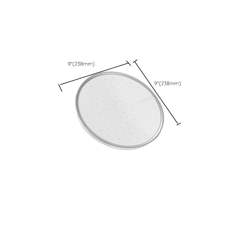 Sikunuo | Round Showerhead Combo Modern Fixed Showerhead for Bathroom