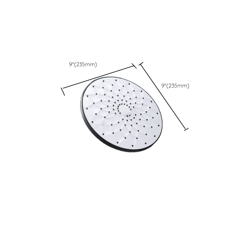 Sikunuo | Round Showerhead Combo Modern Fixed Showerhead for Bathroom