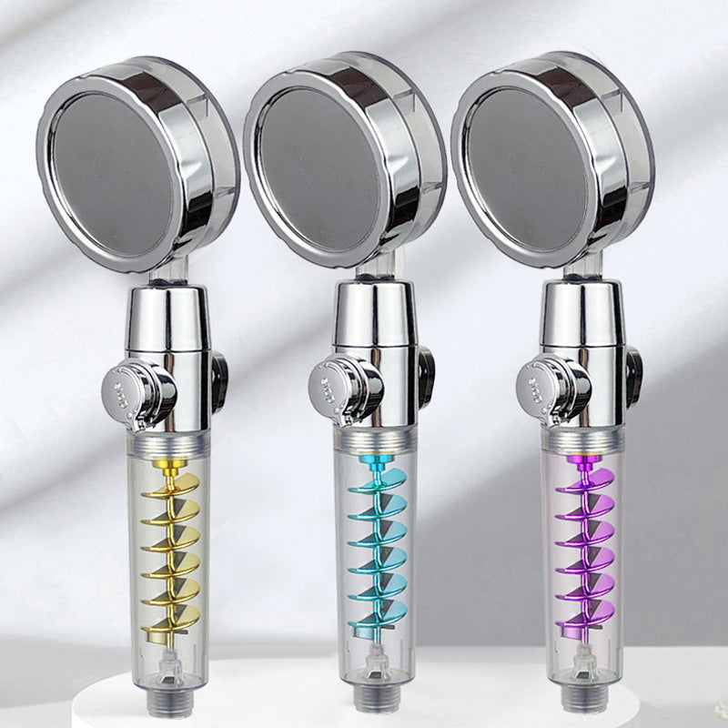 Sikunuo | Modern Round Handheld Showerhead Rain Spray Head made of Plastic