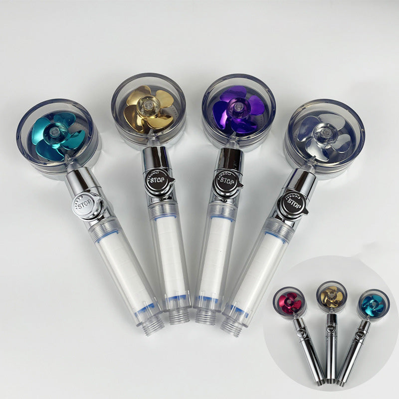 Sikunuo | Modern Round Handheld Showerhead Rain Spray Head made of Plastic