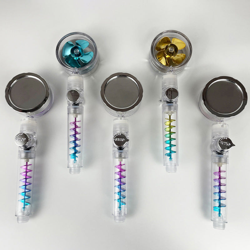 Sikunuo | Modern Round Handheld Showerhead Rain Spray Head made of Plastic