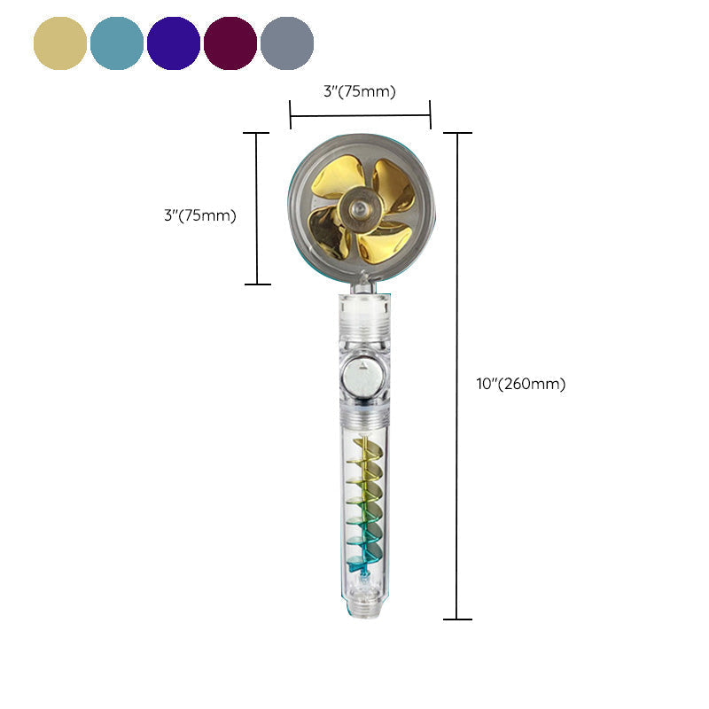 Sikunuo | Modern Round Handheld Showerhead Rain Spray Head made of Plastic
