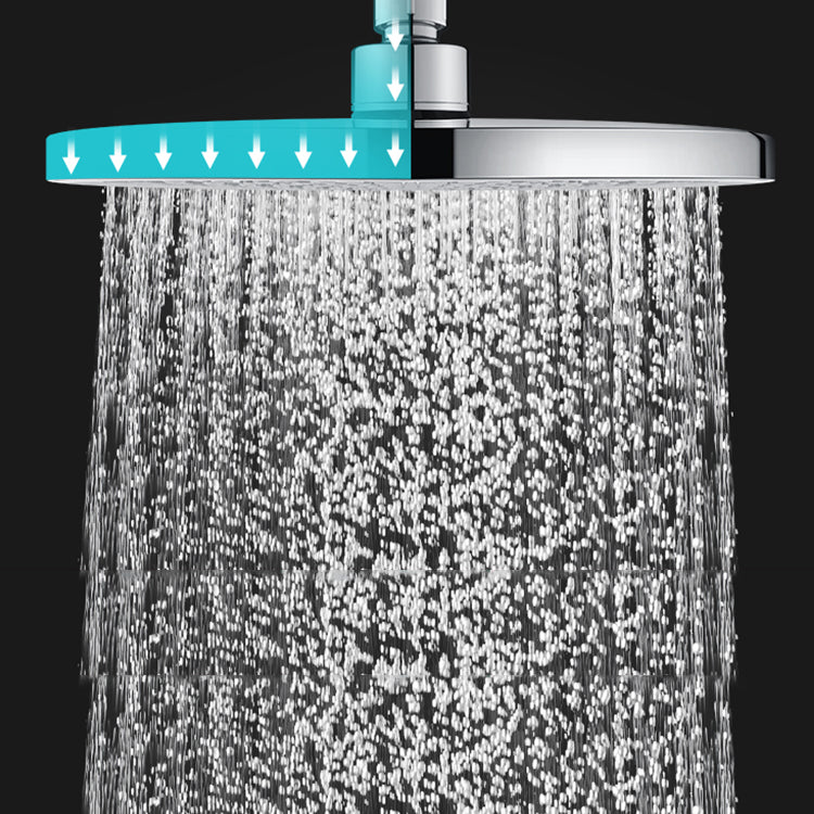 Sikunuo | Round solid shower metal modern shower head combination for the bathroom
