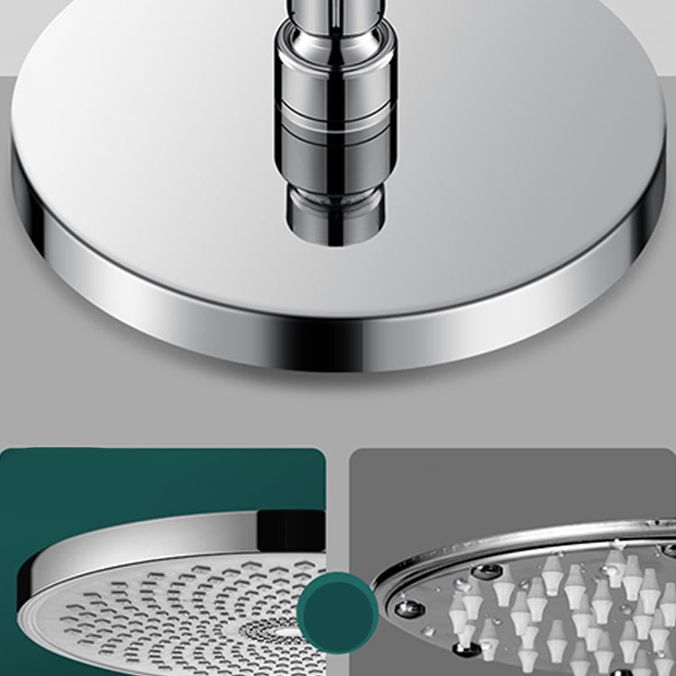 Sikunuo | Round solid shower metal modern shower head combination for the bathroom