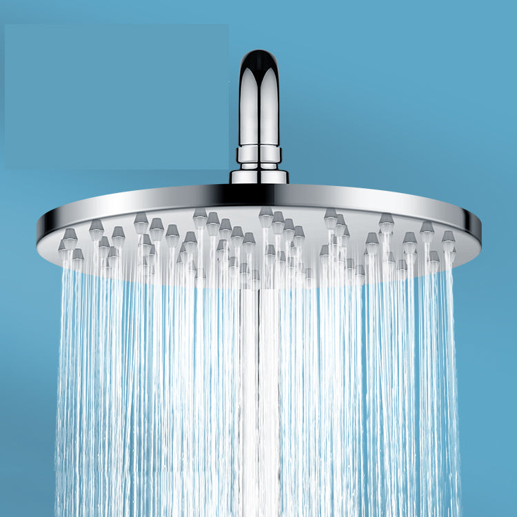 Sikunuo | Metal Shower Head Combo Contemporary Round Fixed Shower Head for the Bathroom