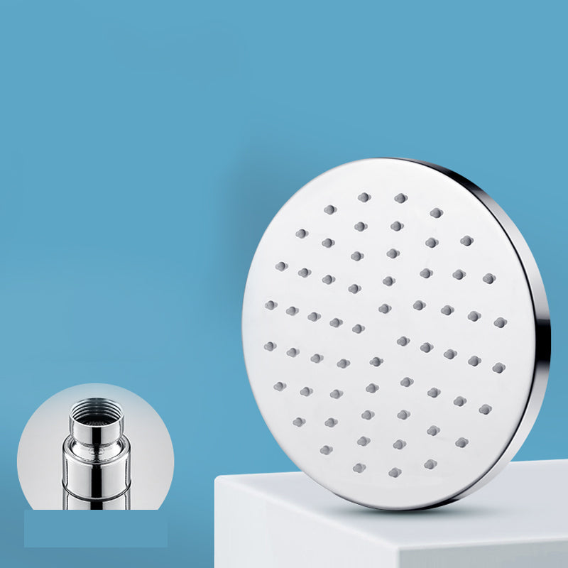 Sikunuo | Metal Shower Head Combo Contemporary Round Fixed Shower Head for the Bathroom