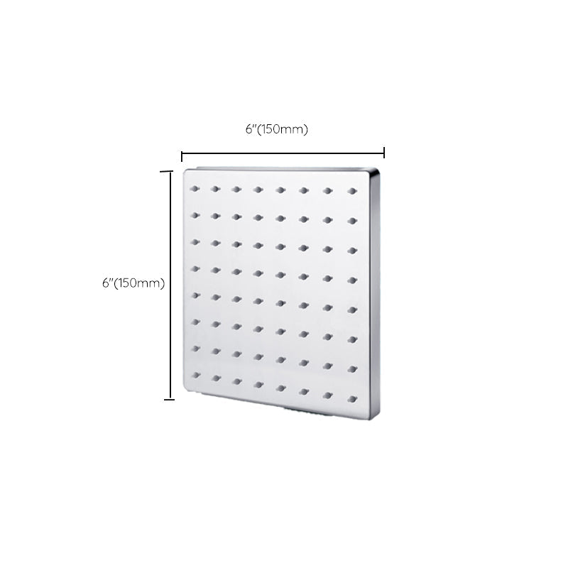 Sikunuo | Metal Shower Head Combo Contemporary Round Fixed Shower Head for the Bathroom