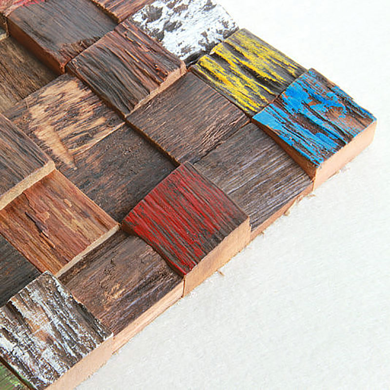 Sikunuo | Wall cladding wood shiplap mosaic modern interior wall cladding