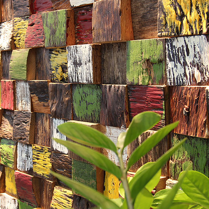 Sikunuo | Wall cladding wood shiplap mosaic modern interior wall cladding