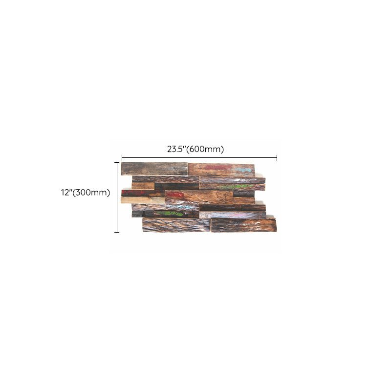 Sikunuo | Wall cladding wood shiplap mosaic modern interior wall cladding