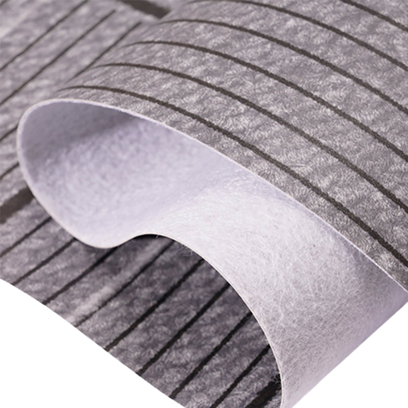 Sikunuo | Fabric Look Plastic Floor Water Resistant Square Edge Floor Tiles