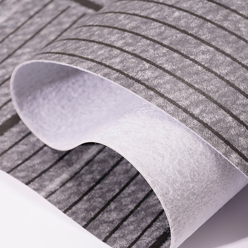 Sikunuo | Fabric Look Plastic Floor Water Resistant Square Edge Floor Tiles