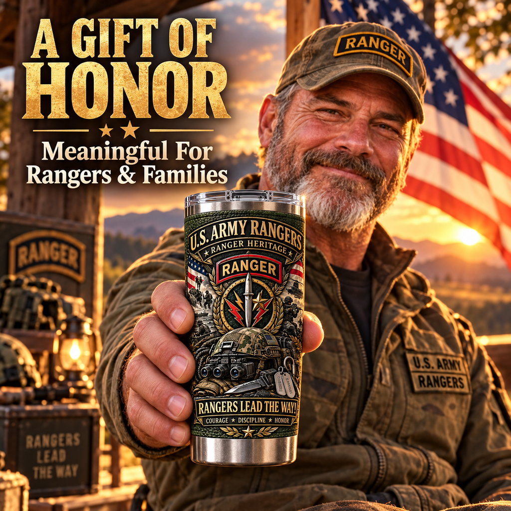 U.S. Army Rangers Heritage Insulated Travel Tumbler