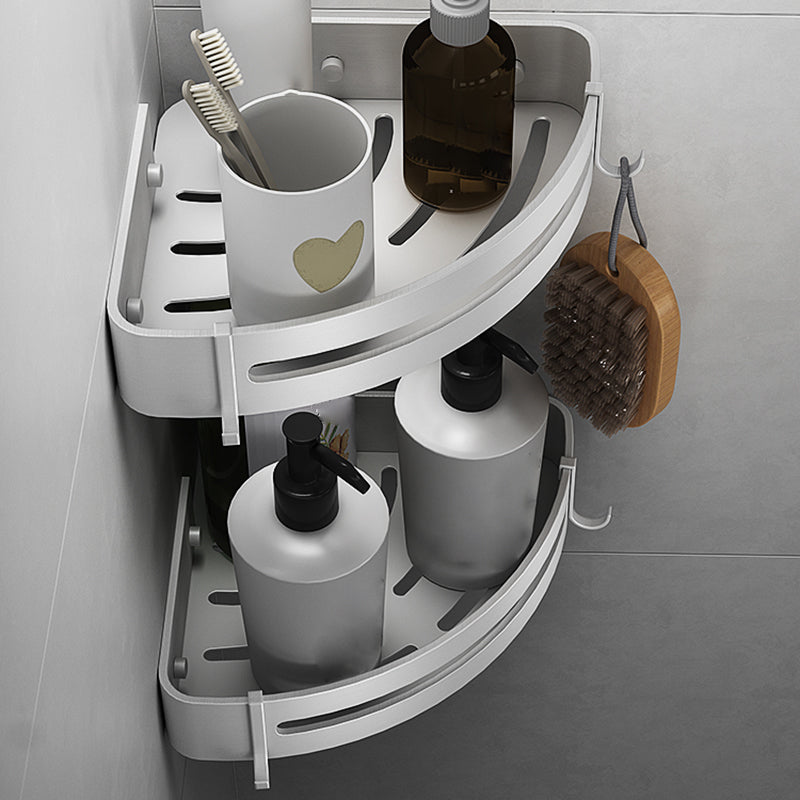 Sikunuo | Silver Bathroom Set Modern Rust Protection Bathroom Accessories Single or as a Set