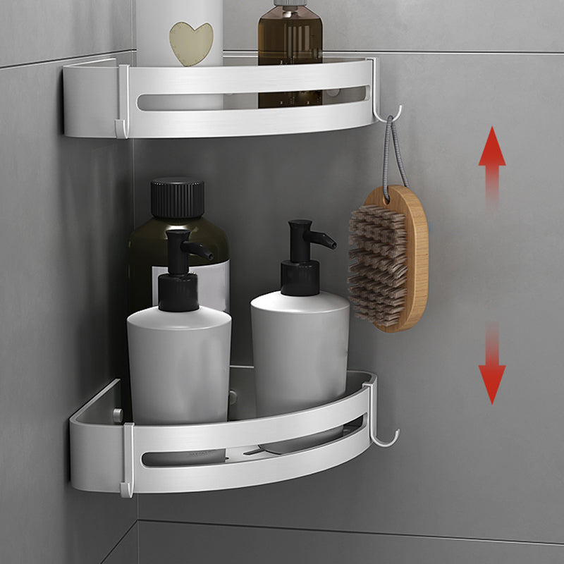 Sikunuo | Silver Bathroom Set Modern Rust Protection Bathroom Accessories Single or as a Set