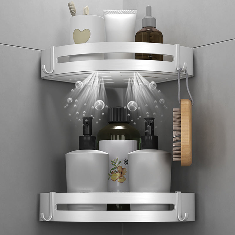Sikunuo | Silver Bathroom Set Modern Rust Protection Bathroom Accessories Single or as a Set