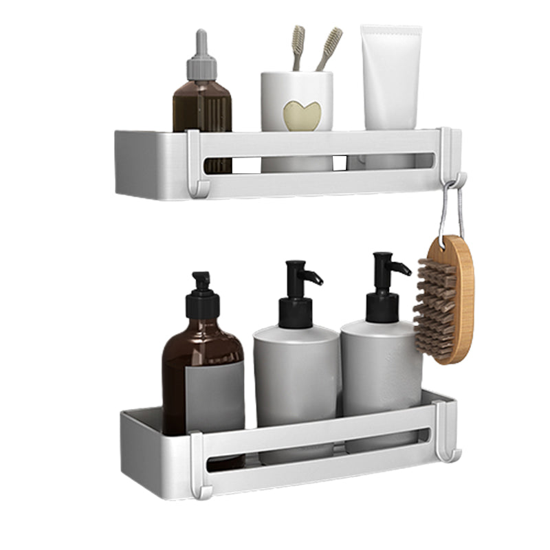 Sikunuo | Silver Bathroom Set Modern Rust Protection Bathroom Accessories Single or as a Set