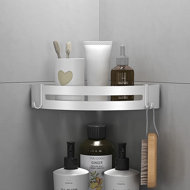 Sikunuo | Silver Bathroom Set Modern Rust Protection Bathroom Accessories Single or as a Set