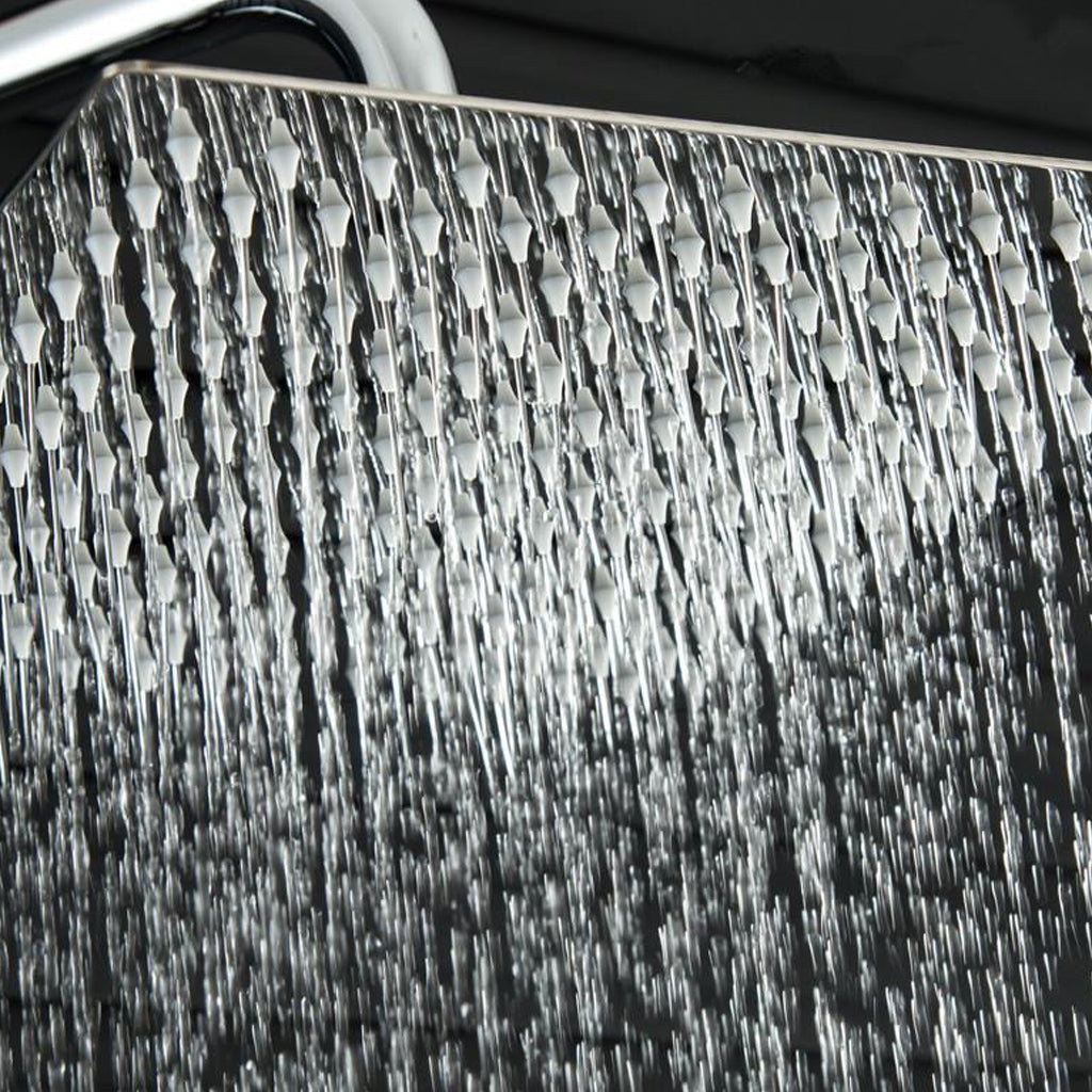 Sikunuo | Stainless Steel Showerhead Combo Modern Fixed Showerhead for the Bathroom
