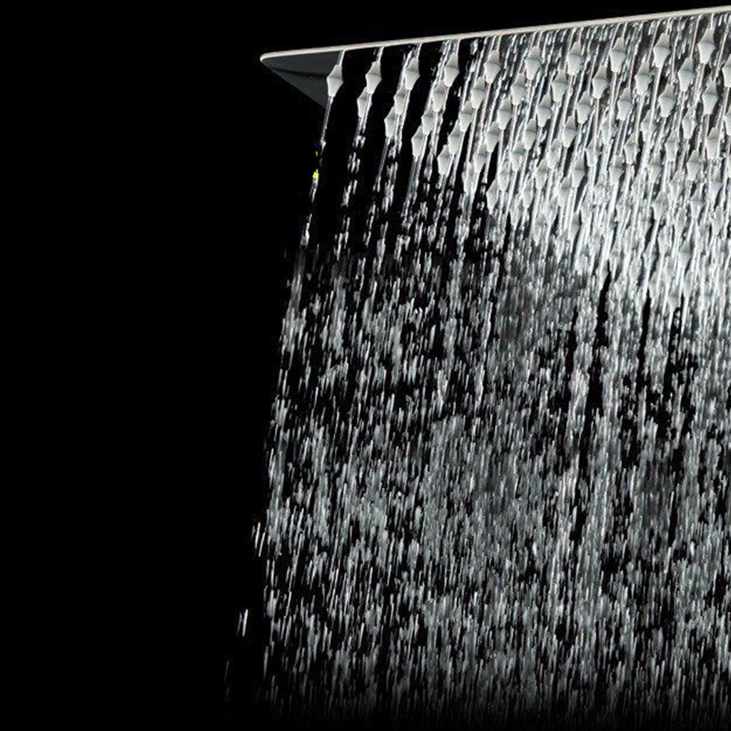 Sikunuo | Stainless Steel Showerhead Combo Modern Fixed Showerhead for the Bathroom