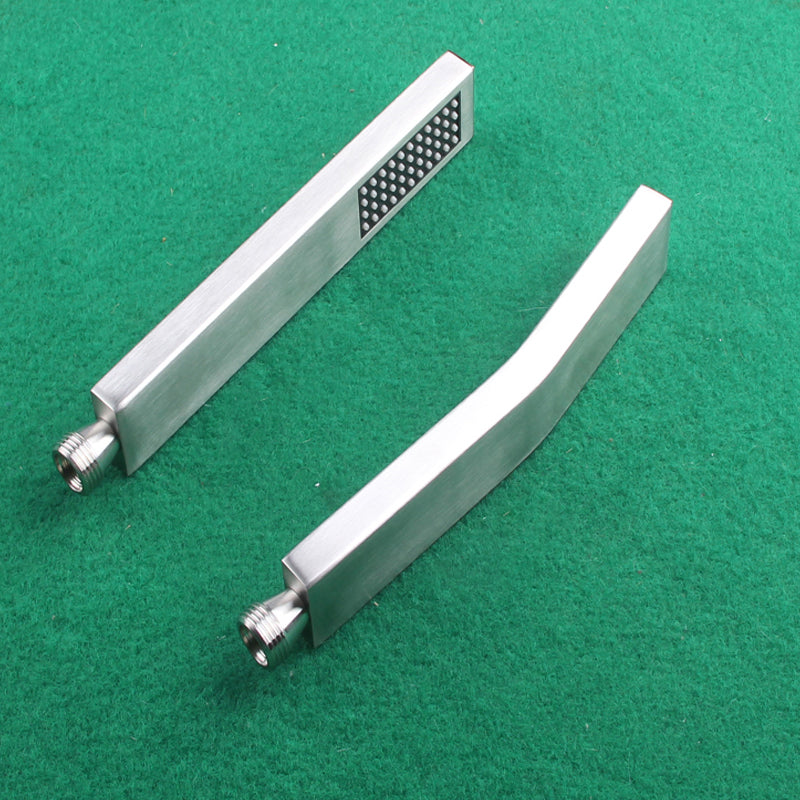 Sikunuo | Simple Rectangle Shower Head 304 Stainless Steel Hand Shower