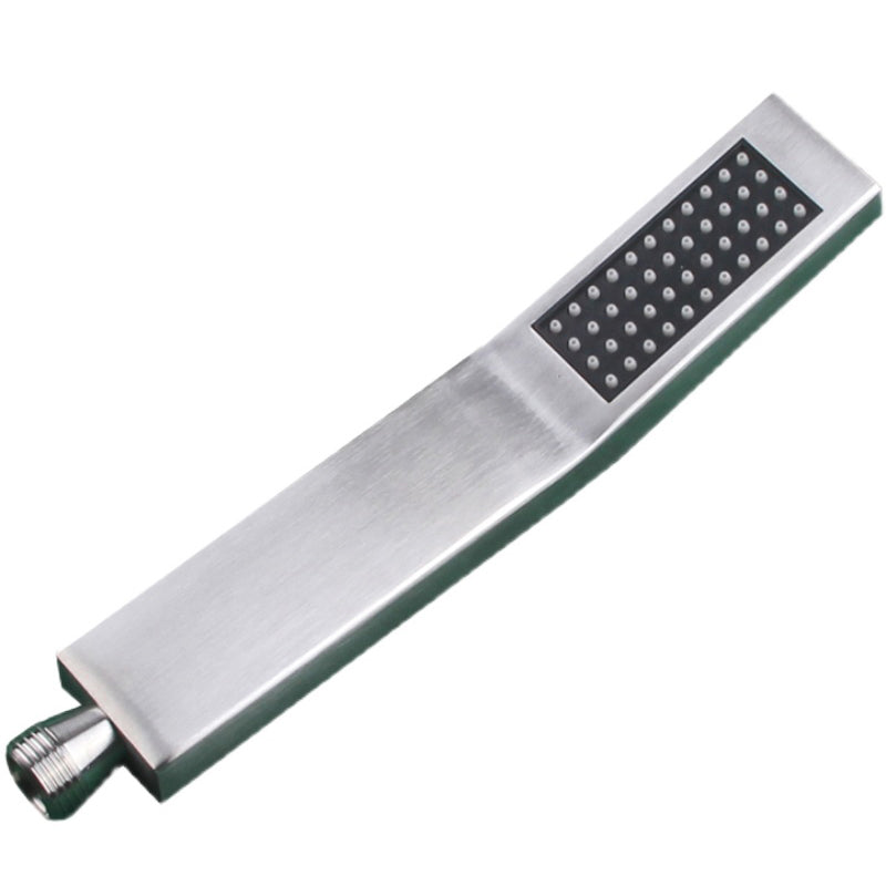 Sikunuo | Simple Rectangle Shower Head 304 Stainless Steel Hand Shower