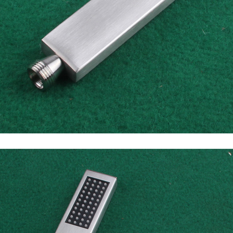Sikunuo | Simple Rectangle Shower Head 304 Stainless Steel Hand Shower