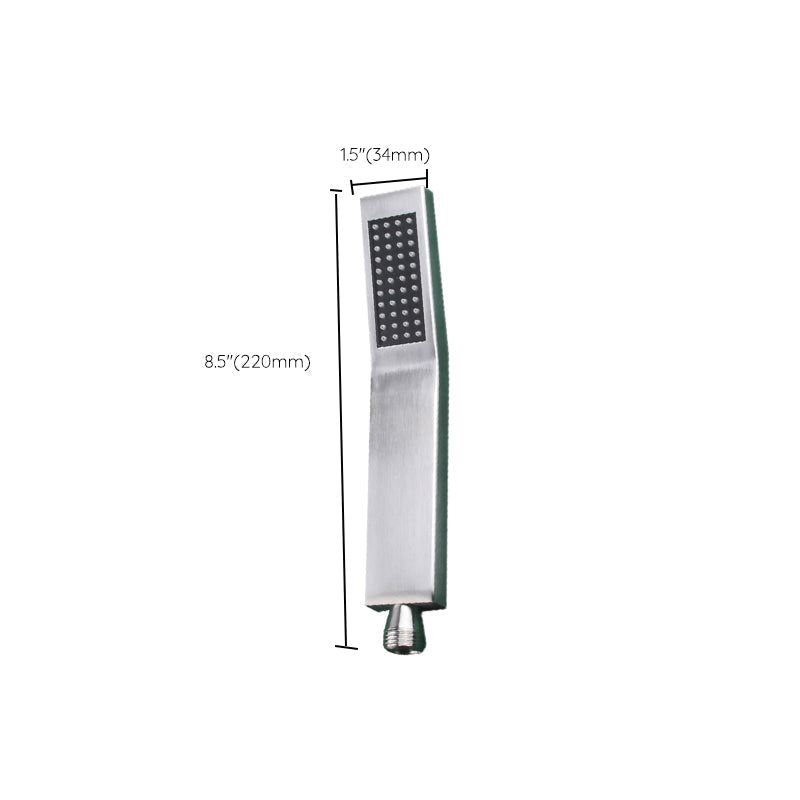 Sikunuo | Simple Rectangle Shower Head 304 Stainless Steel Hand Shower