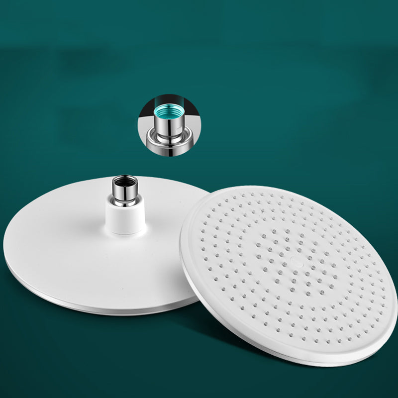 Sikunuo | Bathroom white shower head combination modern round fixed shower head