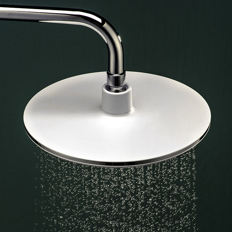 Sikunuo | Bathroom white shower head combination modern round fixed shower head