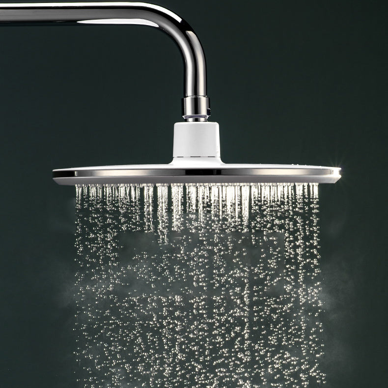 Sikunuo | Bathroom white shower head combination modern round fixed shower head