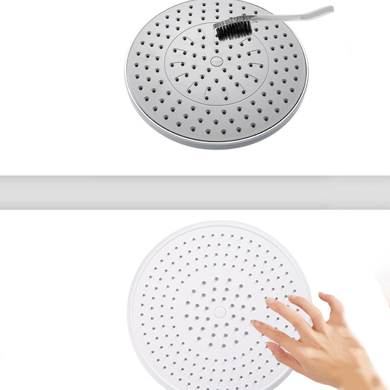 Sikunuo | Bathroom white shower head combination modern round fixed shower head