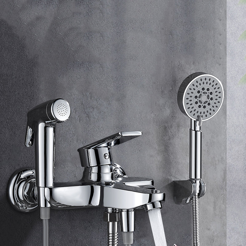 Sikunuo | Popular Bathtub Filler Wall-Mounted Lever Handle Fixed Bathtub Faucet Trim