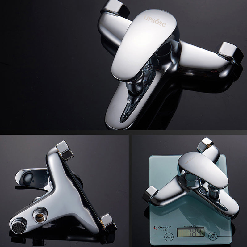 Sikunuo | Tradition Fixed Bathtub Mixer Wall Mount Lever Handle Bathtub Mixer