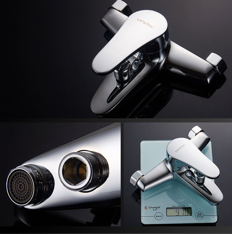Sikunuo | Tradition Fixed Bathtub Mixer Wall Mount Lever Handle Bathtub Mixer