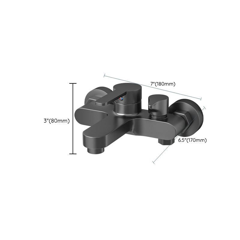 Sikunuo | Contemporary Bath Filler Trim Wall Mounted Fixed Bath Fitting