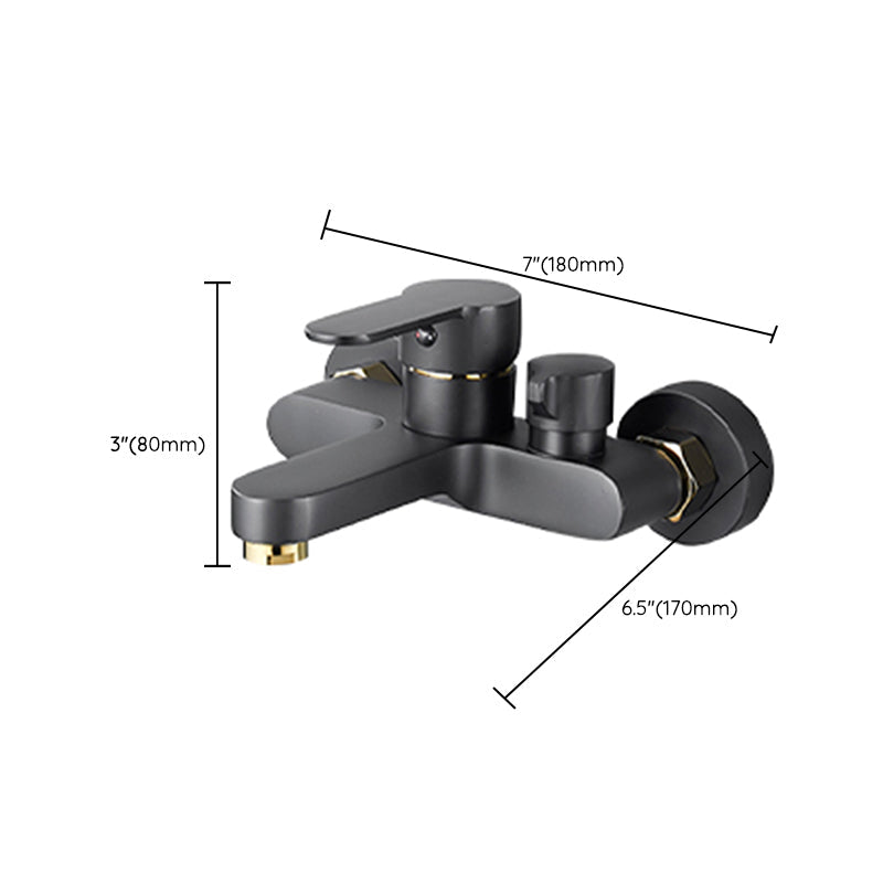 Sikunuo | Contemporary Bath Filler Trim Wall Mounted Fixed Bath Fitting