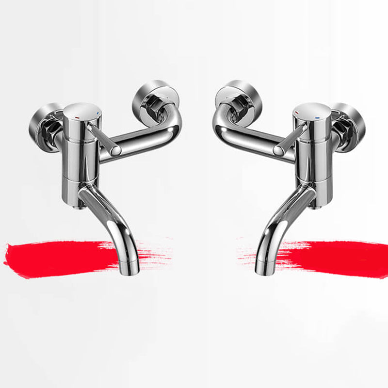 Sikunuo | Popular Bathtub Faucet Swivel Spout Wall Mounted Bathtub Filler Trim