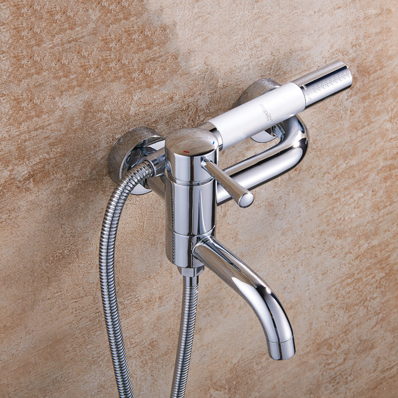Sikunuo | Popular Bathtub Faucet Swivel Spout Wall Mounted Bathtub Filler Trim