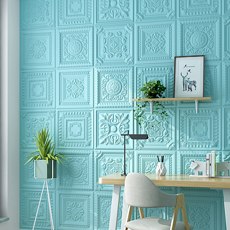 Sikunuo | Modern Pearl Wall Element Access Panel Peel and Stick Wall Tile Set of 10