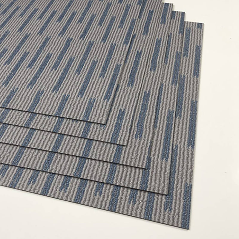 Sikunuo | Waterproof Plastic Floor Rectangular Fabric Look Square Edge Floor Tile