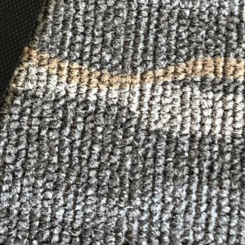 Sikunuo | Waterproof Plastic Floor Rectangular Fabric Look Square Edge Floor Tile