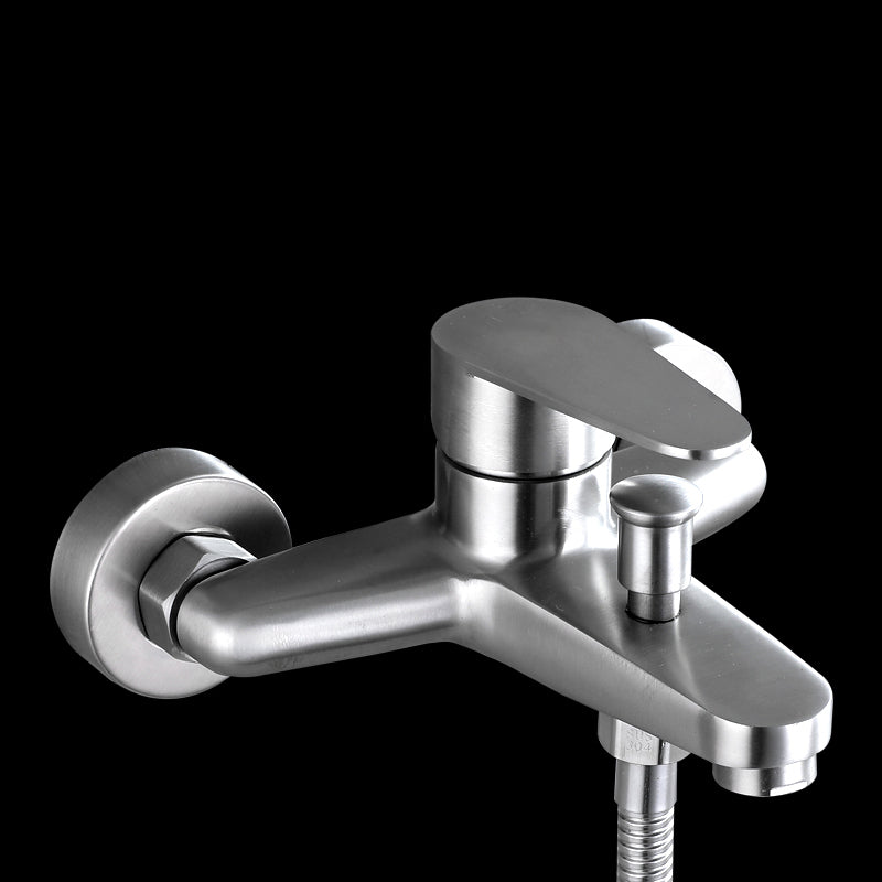 Sikunuo | Contemporary Bathtub Filling Trim 304 Stainless Steel Wall Mounted Bathtub Faucet