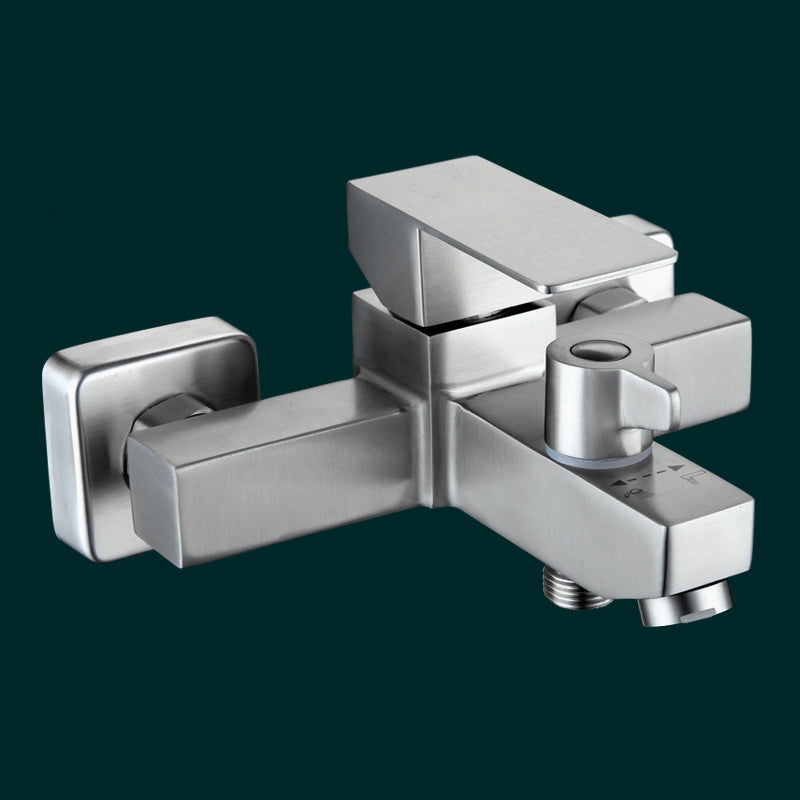 Sikunuo | Modern Bathtub Faucet Mounting Kit 304 Stainless Steel Wall Mount Bathroom Faucet
