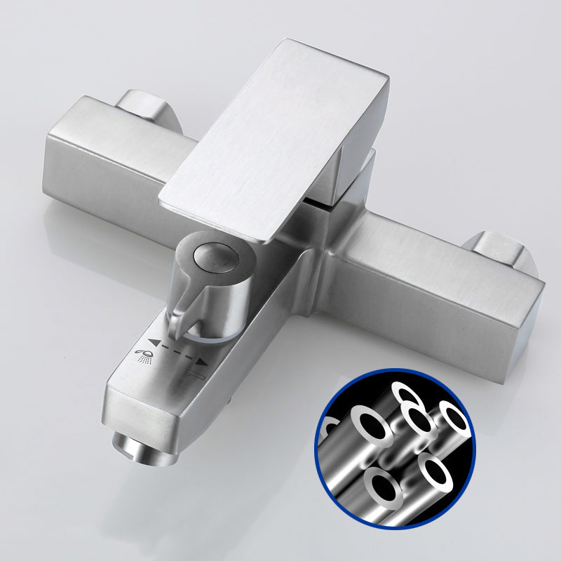 Sikunuo | Modern Bathtub Faucet Mounting Kit 304 Stainless Steel Wall Mount Bathroom Faucet