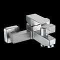 Sikunuo | Modern Bathtub Faucet Mounting Kit 304 Stainless Steel Wall Mount Bathroom Faucet