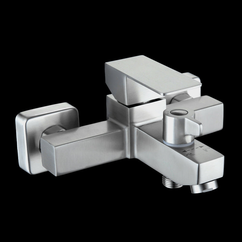 Sikunuo | Modern Bathtub Faucet Mounting Kit 304 Stainless Steel Wall Mount Bathroom Faucet