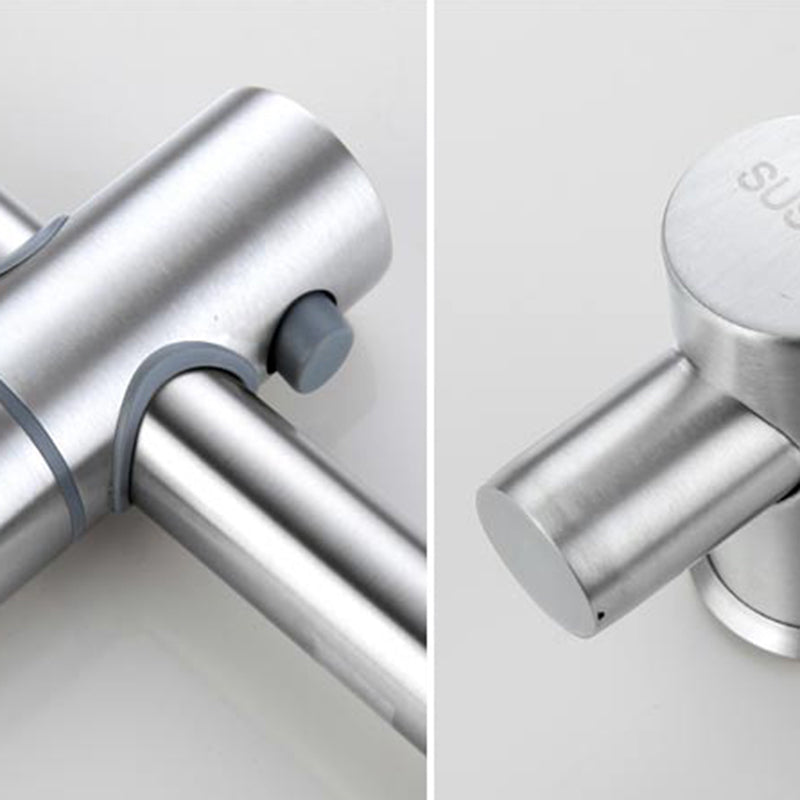 Sikunuo | Modern Bathtub Faucet Mounting Kit 304 Stainless Steel Wall Mount Bathroom Faucet