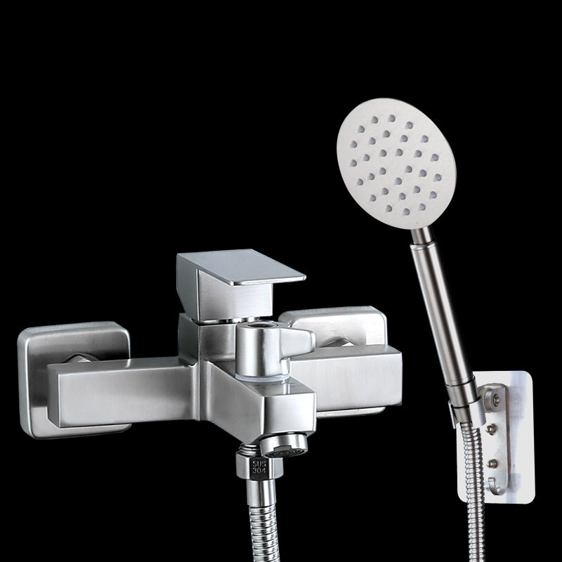 Sikunuo | Modern Bathtub Faucet Mounting Kit 304 Stainless Steel Wall Mount Bathroom Faucet