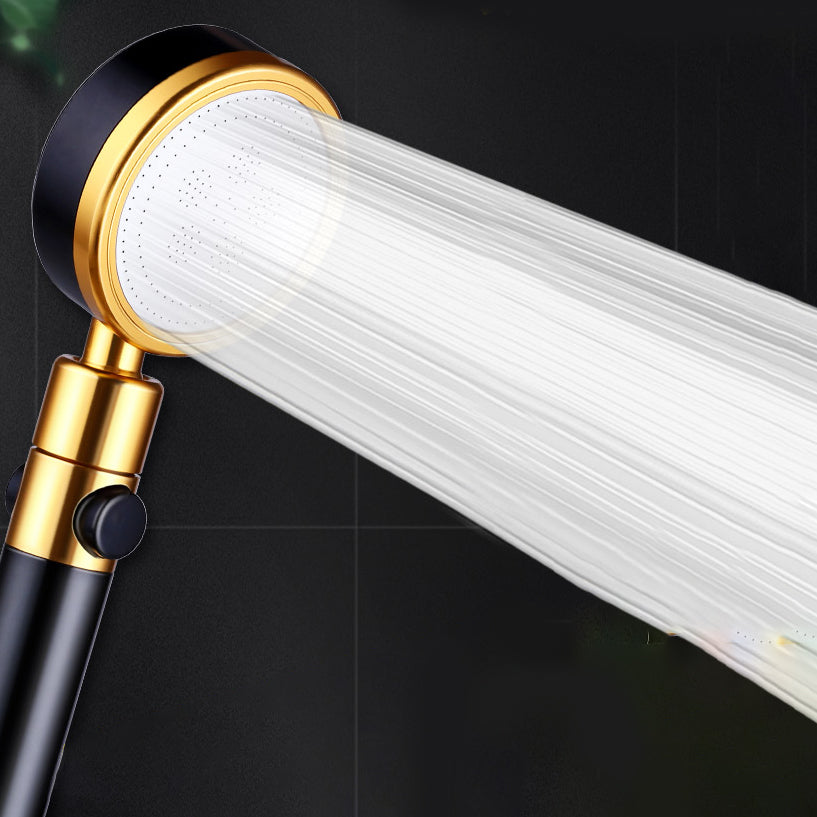 Sikunuo | Modern Metal Hand Shower in Black Water efficient round Shower Head